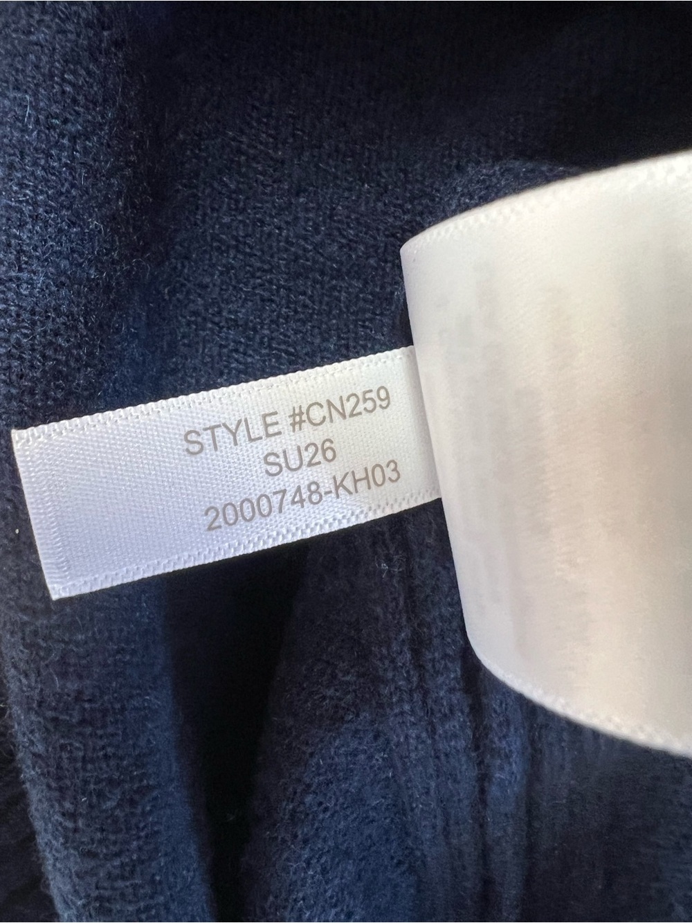 J. Crew Perfect cashmere crewneck in Navy Blue Size XXS - Picture 9 of 10